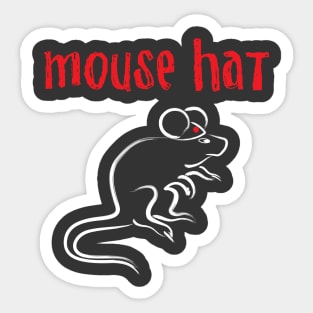 Mouse Hat Sticker